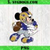 Mickey Mouse Atlanta Falcons Football PNG, Disney NFL Football PNG