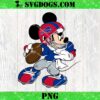 Mickey Mouse Baltimore Ravens Football PNG, Disney NFL Football PNG