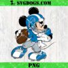 Mickey Mouse Denver Broncos Football PNG, Disney NFL Football PNG