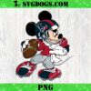 Mickey Mouse Green Bay Packers Football PNG, Disney NFL Football PNG