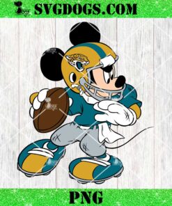 Mickey Mouse Jacksonville Jaguars Football PNG, Disney NFL Football PNG