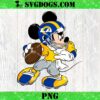 Mickey Mouse Miami Dolphins Football PNG, Disney NFL Football PNG