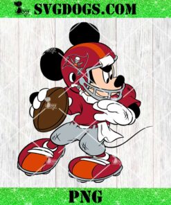 Mickey Mouse Tampa Bay Buccaneers Football PNG, Disney NFL Tampa Bay Buccaneers PNG