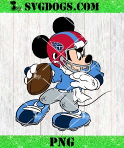 Mickey Mouse Tennessee Titans Football PNG, Disney NFL Tennessee Titans PNG