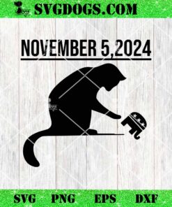 November 5 2024 SVG, The Revenge Of The Cat Ladies Cats Kamala SVG