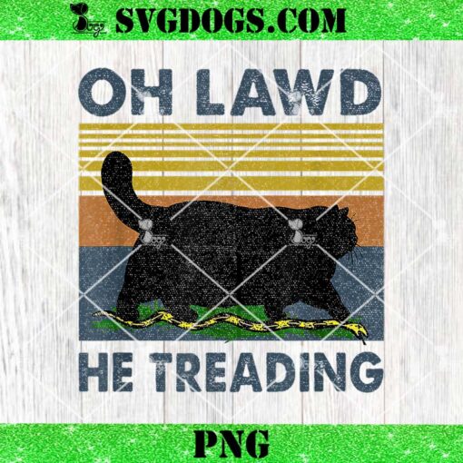 Oh Lawd He Treading PNG, Cat PNG