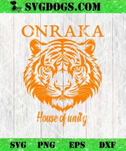 Onraka House Of Unity RCA School Social SVG, Onraka Tiger Orange SVG