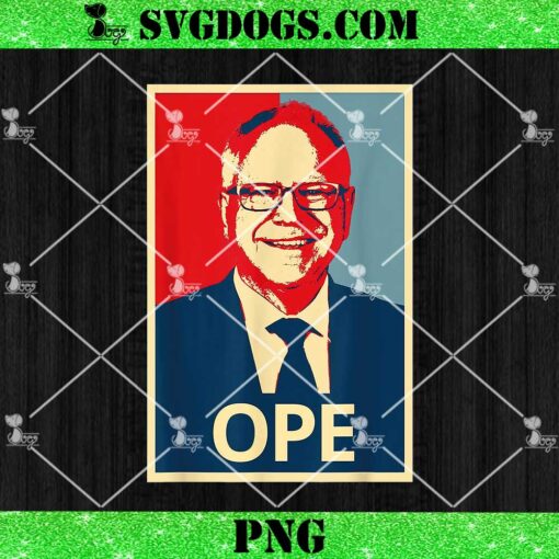 Ope Walz Tim Walz Harris Walz 2024 PNG