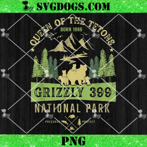 Queen Of The Tetons Grizzly 399 National Park PNG