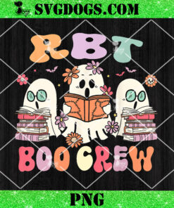 RBT Boo Crew Halloween Registered Behavior Technician PNG, Ghost Red Book PNG