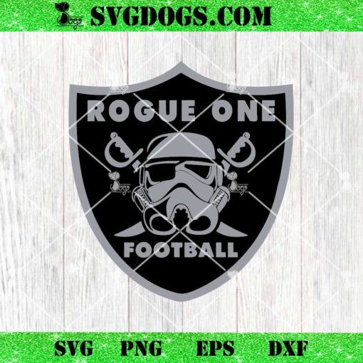 Rogue One Football SVG, Oakland Raiders SVG