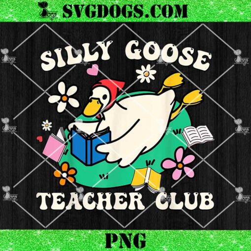 Silly Goose Teacher Club PNG, School PNG