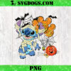 Pink Stitch Halloween Costume PNG, Trick Or Treat PNG, Disney Pumpkin PNG