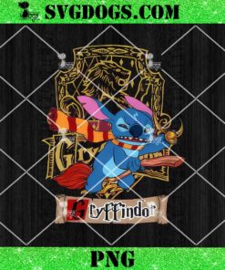 Stitch Harry Potter Gryffindor PNG, Stitch Wizard PNG