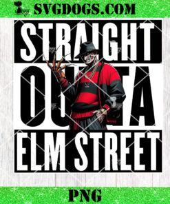 Straight Outta Elm Street PNG, Horror Movie Killers PNG, Freddy Krueger PNG