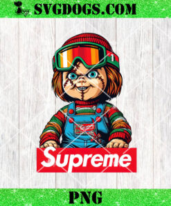 Supreme Chucky Halloween PNG, Chibi Horror PNG