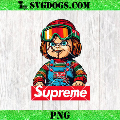 Supreme Chucky Halloween PNG, Chibi Horror PNG