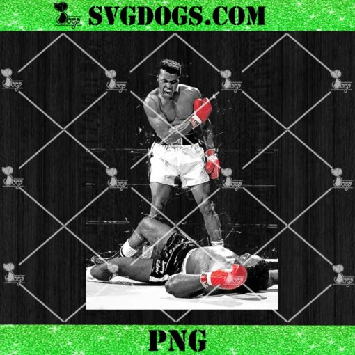 The Famous Boxing Champion Ali Canvas PNG, Muhammad Ali PNG