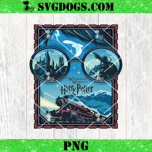 The Wizarding World Of Harry Potter PNG, Starry Night Potter PNG