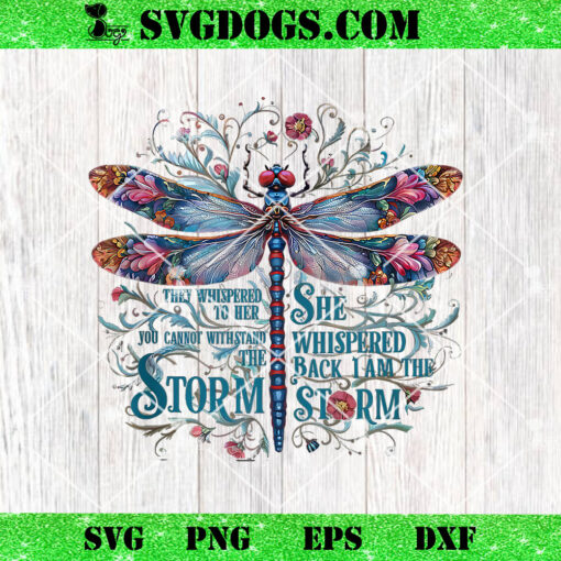 They Whispered Butterfly Dragonfly Pattern PNG, Dragonfly Quote PNG