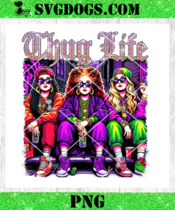 Thug Life Bad Witches PNG, Villains Movie PNG, Halloween Character PNG