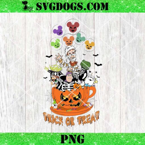 Toy Story Characters Trick Or Treat PNG, Toy Story Halloween PNG