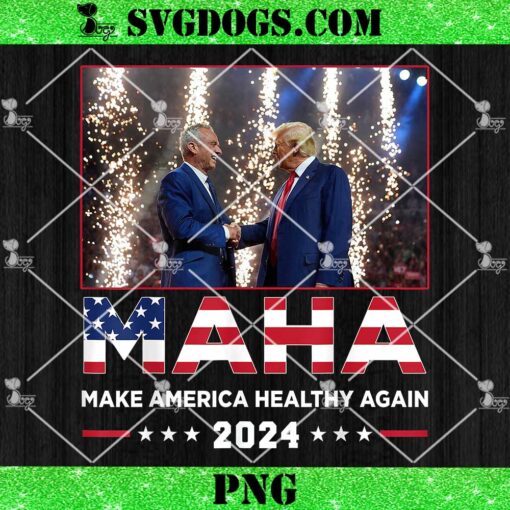 Trump And Kennedy MAHA Make America Healthy Again PNG