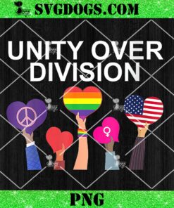 Unity Over Division Harris Walz For President 2024 PNG, Kamala Harris PNG