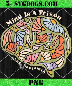 Alec Mind Is A Prison Alec Benjamin PNG, Mental Health Anxiety Floral PNG