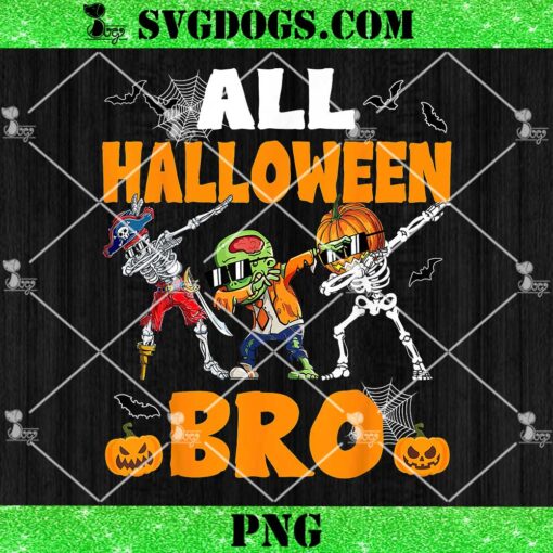 All Halloween Bro Dabbing Skeleton Jack O Lantern Boys Kids PNG, Dabbing Skeleton PNG