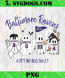 Baltimore Ravens Football Halloween PNG, Ain’t No Boo Sheet PNG,  Ravens Boo Sheet Ghost PNG