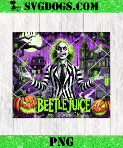 Beetlejuice Show Time PNG, Never Trust The Living PNG, The Juice Is Loose PNG