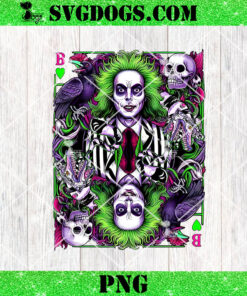 Beetlejuice Tarot Cards PNG, Halloween Beetlejuice PNG, Scary Halloween PNG