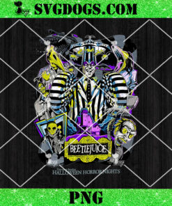 Beetlejuice Universal Studios PNG, Halloween Horror Nights PNG