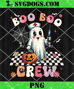 Boo Boo Crew Halloween PNG, Ghost Nurse PNG