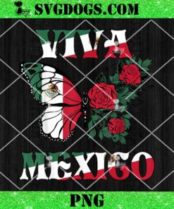 Butterfly Viva Mexico PNG, Mexican Independence Day PNG