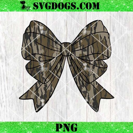 Camo Coquette Bow Duck Hunt PNG, Duck Hunting PNG