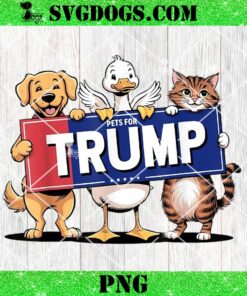 Cat Duck Dog Pets For Trump PNG, Vote Trump PNG