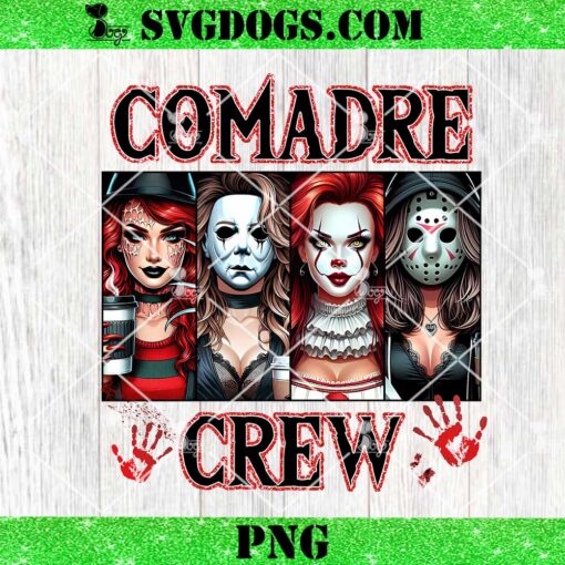 Comadre Crew PNG, Girls Movie Killer PNG, Halloween Horror Friend PNG