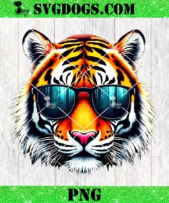 Cool Tiger in Sunglasses PNG, Tige PNG