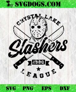 Crystal Lake Slashers League 1980 SVG, Jason Voorhees SVG PNG DXF EPS