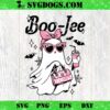 Cute Ghost Boo Jee PNG, Funny Halloween Boujee Boo-Jee PNG