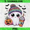 Bruh Ghost Halloween PNG, Cute Ghost Drink PNG, Trick Or Treat Candy PNG