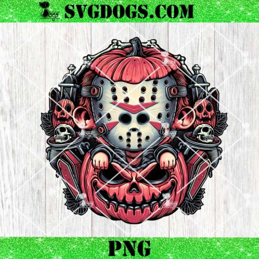 Cute Little Camper PNG, Jason Voorhees Face The Masked PNG