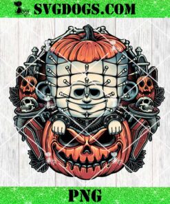 Cute Little Pinhead PNG, Hellraiser Pinhead Baby PNG, Halloween PNG