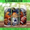 Pumpkin Baltimore Ravens NFL 20oz Tumbler Wrap PNG, Baltimore Ravens Halloween Tumbler Wrap PNG