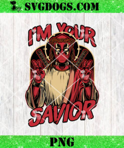 Deadpool I’m Your Savior PNG, Deadpool Jesus PNG