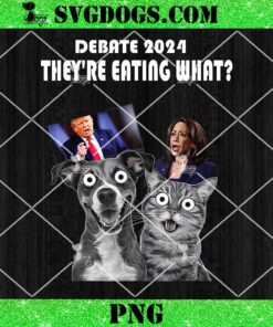 Debate 2024 They’re Eating What PNG, Debate Election 2024 Pets Dog Cat PNG