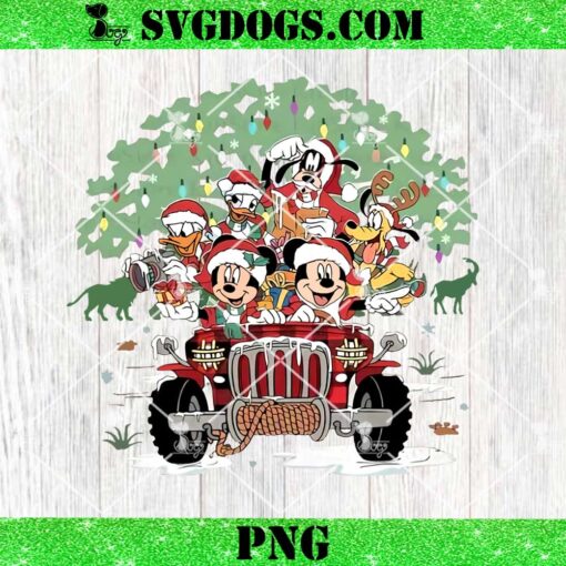 Disney Animal Kingdom Christmas PNG, Mickey And Friends Christmas PNG