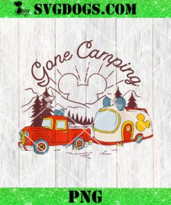 Disney Mickey And Friends Gone Camping PNG, Mouse Camping PNG